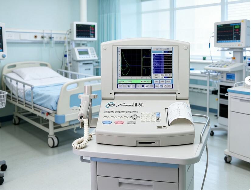 日本 CHEST (捷斯特) HI-801 多功能、台式 / 便携两用肺功能仪