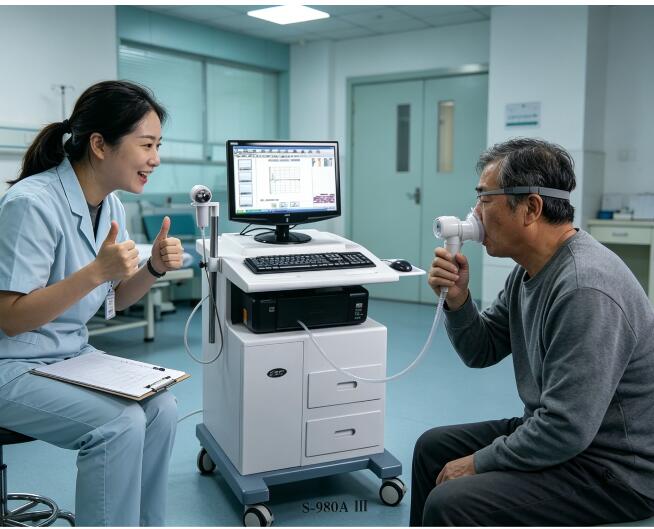 思科达肺功能仪S-980AⅢ气道病变，鉴别呼吸